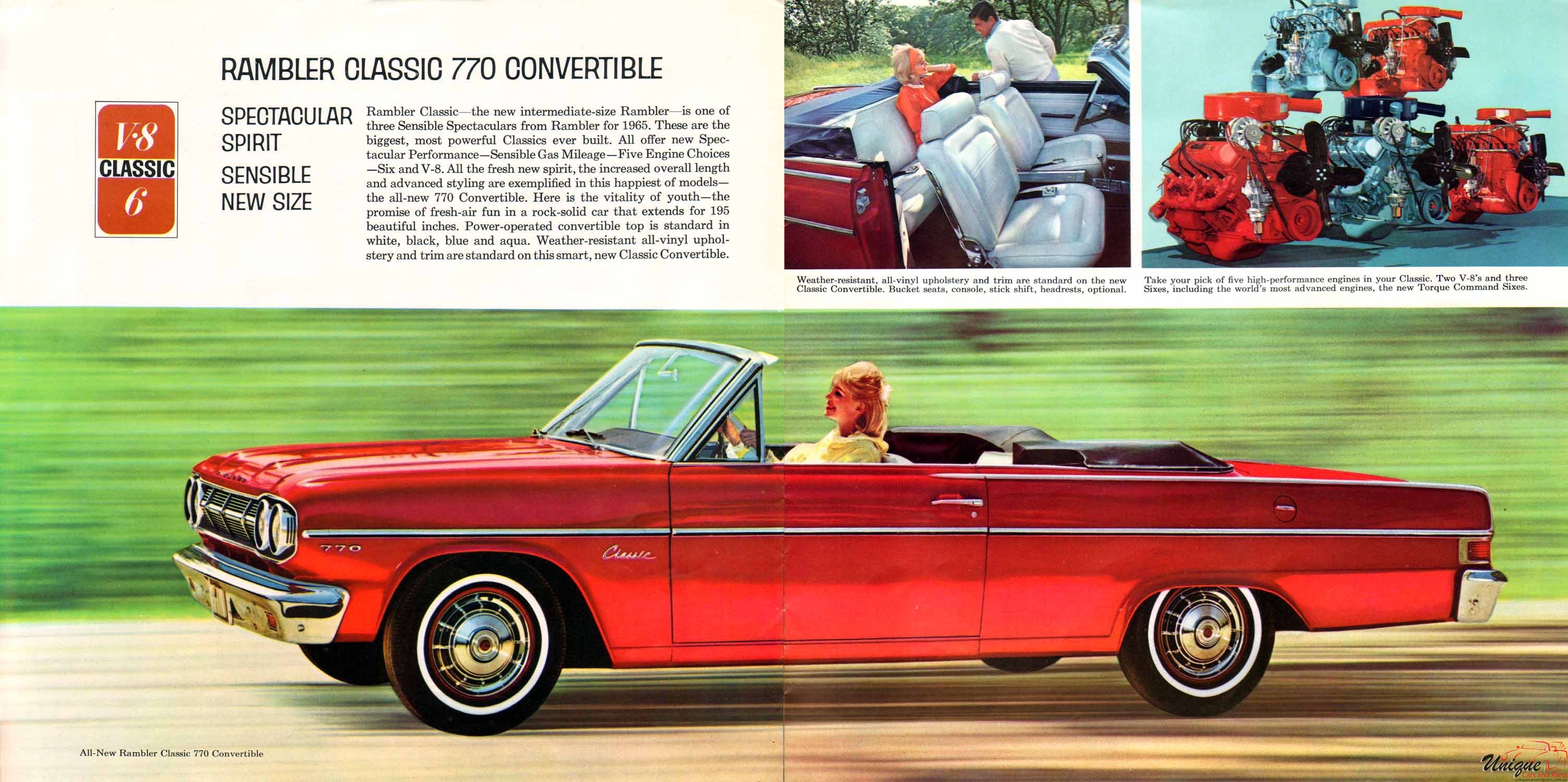 1965 AMC Rambler Classic Brochure Page 1